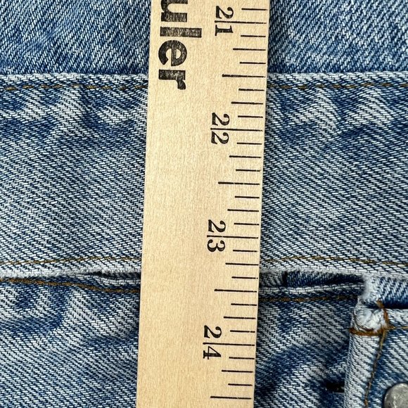 VTG Levi's Jean Jacket Adult 48 Large Blue Trucker Faded Distressed Denim USA - Picture 14 of 16